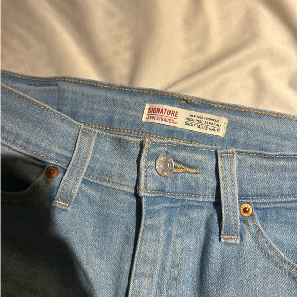 Levi's Women Heritage High Rise Straight Standard Size 6 - Picture 6 of 6